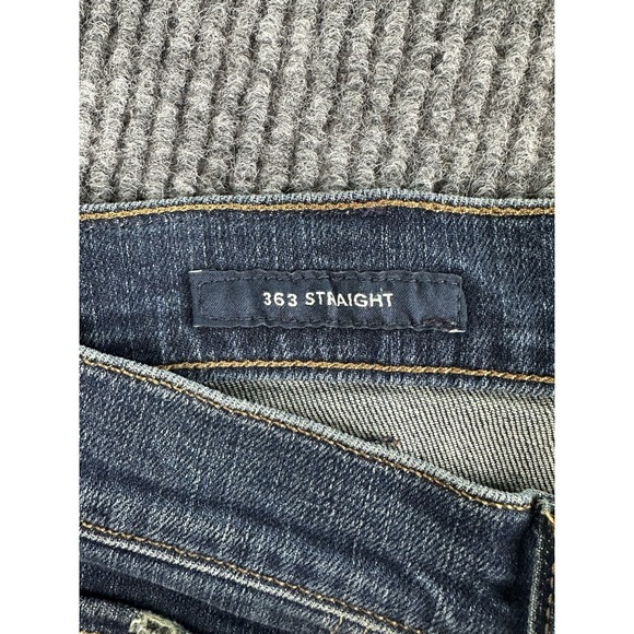 Lucky Brand Jeans Men 34x32 Blue 363 Straight Classic Dark Wash Stretch Denim - Picture 14 of 16